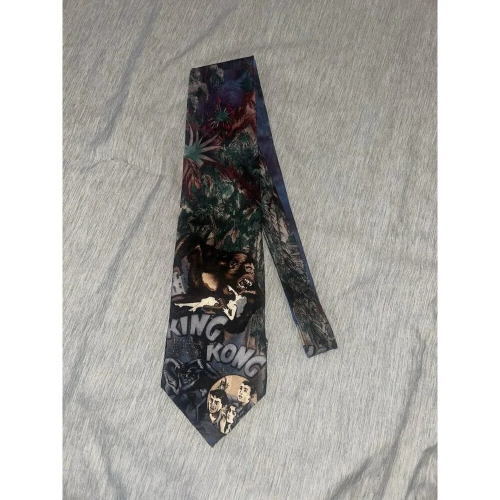 King Kong Movie American Film Classics 1992 Business Casual Silk Necktie